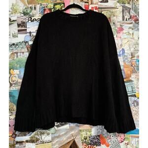 Black Wooden Ships Paola Buendia Mohair Wool Blend Sweater X/L
